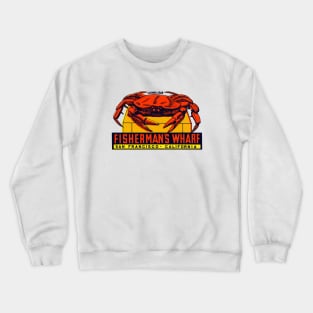 1960s Fishermans Wharf San Francisco Crewneck Sweatshirt